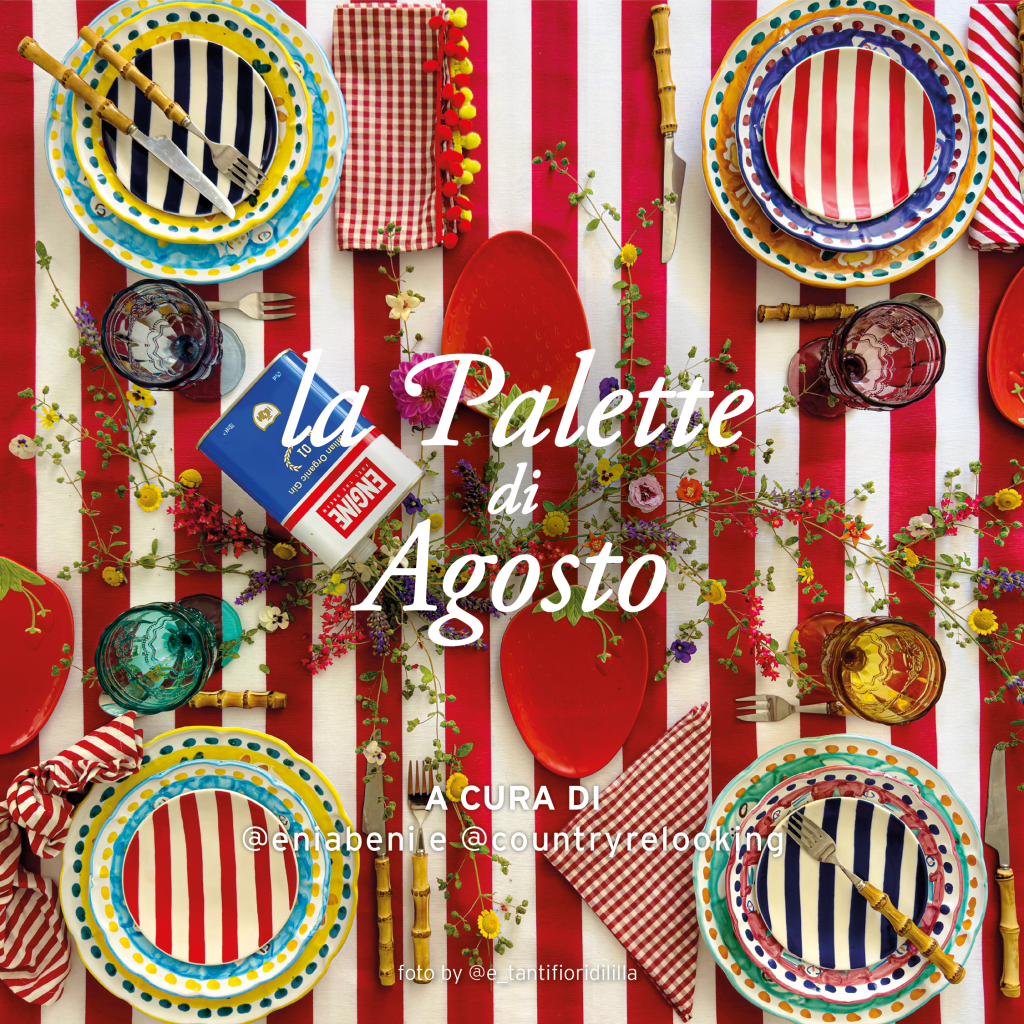 Palette dei Colori di Agosto: un mese vivace e luminoso tra blu, rosso e bianco&nbsp;ghiaccio