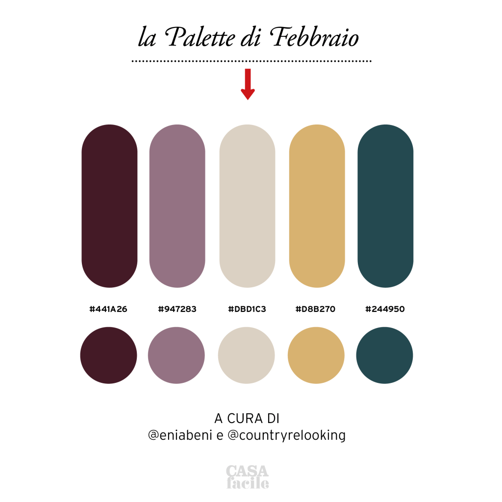 Palette del mese di febbraio