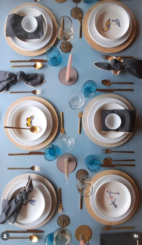 tavola di primavera, palette del mese